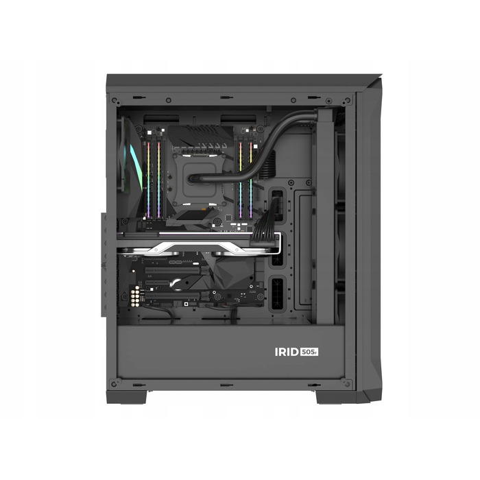 Корпус для ПК Genesis Irid 505F Midi Tower з вікном, чорний