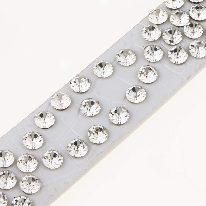 Жіночий пояс Fenteer з стразами, джинсовий, шкіряний, 3,5 см