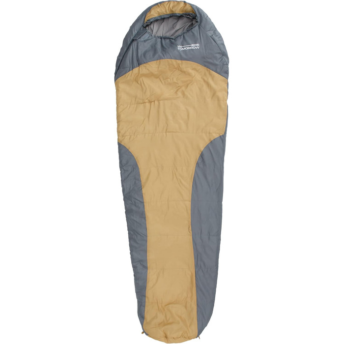 Спальний мішок Where Tomorrow Mumienschlafsack, 230x80 см, жовто-сірий