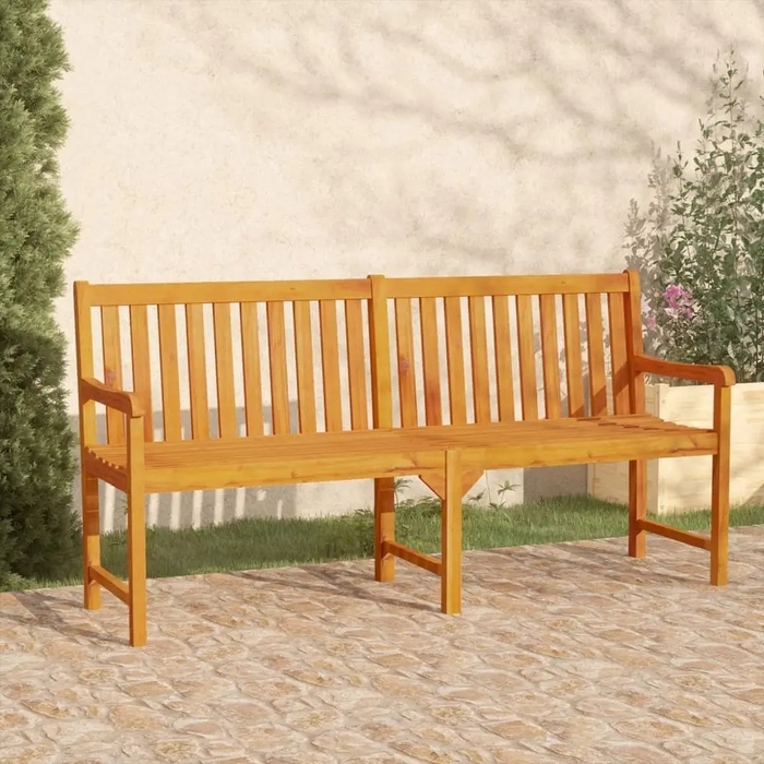 Садова лава VidaXL, 180 см, масив акації