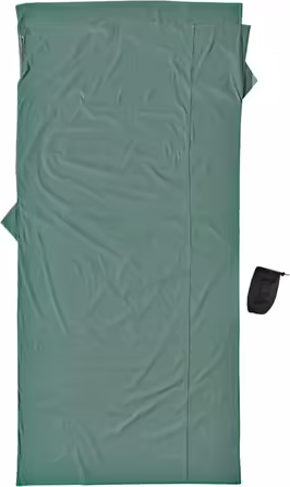 Cocoon Travelsheet Travel Blanket, Cotton, Cactus Blue, 238 x 117 cm