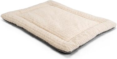 TrendPet Лежанка для собак і котів, двостороння, з підкладкою, 90x65 см, бежева