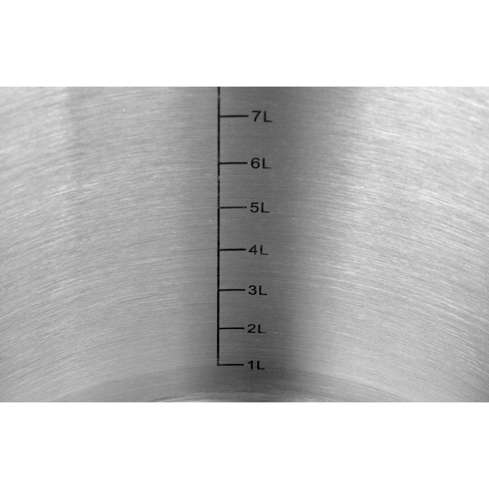 Висока каструля з кришкою 12л 25x25 YATO YG-00012