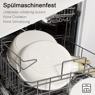 Набір посуду GipP з керамічним покриттям Antihaft (22 частини) – антипригарний посуд, безпечний та миючий посуд, без PFAS, PTFE, PFOA, PFOS