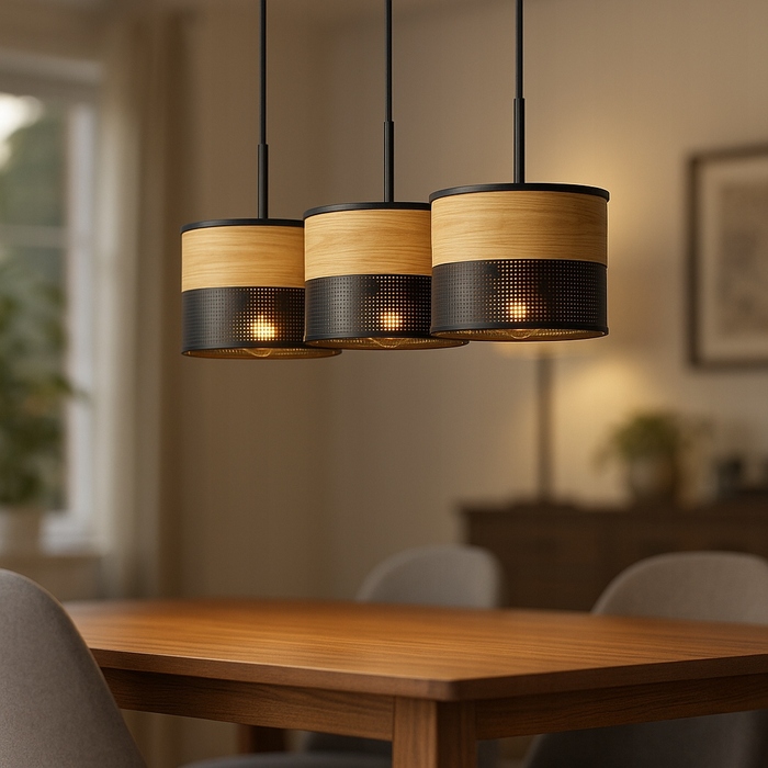 Підвісна люстра Luxolar 497 на 3 цоколі E27