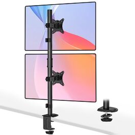 Кріплення для моніторів WORLDLIFT: 2 монітори один над одним, 17-35 дюймів, до 12 кг, регулювання висоти, VESA 75/100