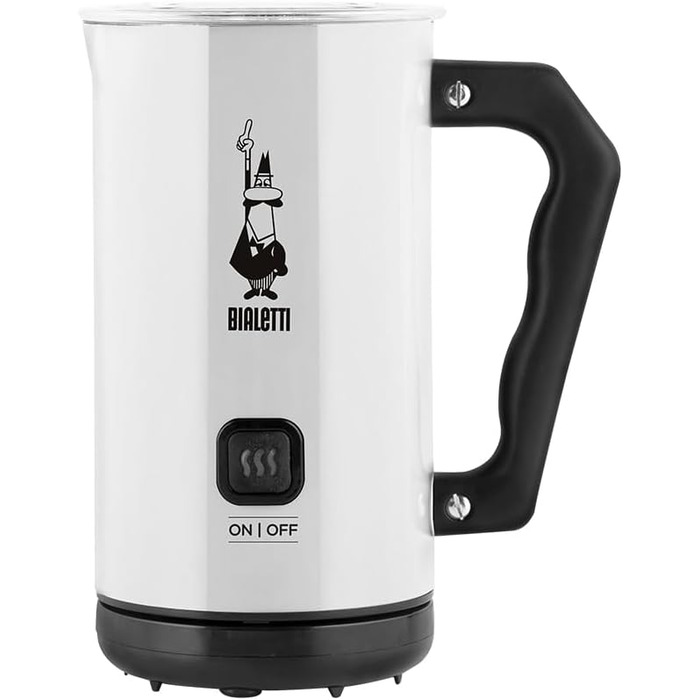 Електричний спінювач молока Bialetti Milch Frother, 150 мл, білий
