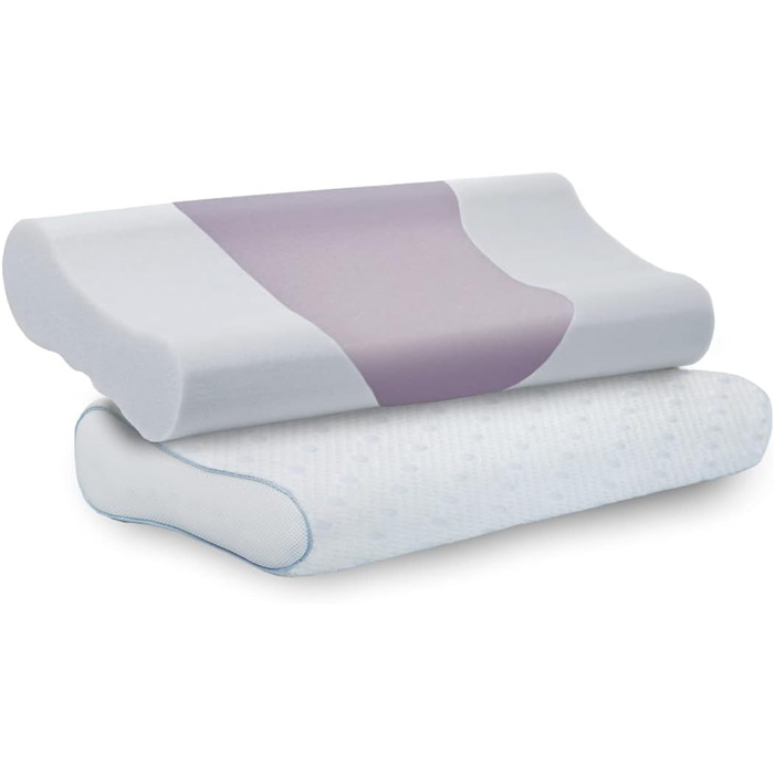 Ортопедична подушка для шиї PARADIES reVita Vario-Ergonomic 40x80 см, сертифікат IGR, ергономічна, м'яка зона, висота 13 см