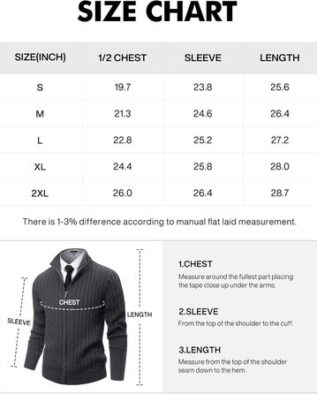 Чоловічий в'язаний кардиган NITAGUT з капюшоном, теплий, в'язаний пуловер, вінтажний, з блискавкою, темно-синій, темно-сірий (S)