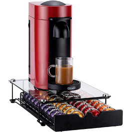 Організатор для капсул Vertuo/Nespresso: тримач для 40 капсул з підсвіткою, для шафи/стільниці