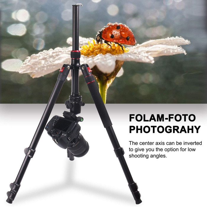 Штатив для камери POLAM-FOTO 168см з моноподом, 360° кульковою головкою та сумкою