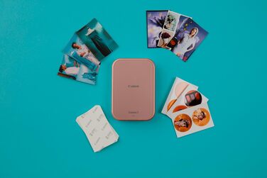 Canon Zoemini 2: Портативний фотодрук Bluetooth 5.0 (Рожеве золото)