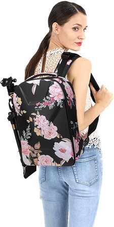 Рюкзак для камери MOSISO: DSLR, SLR, беззеркальні фотоапарати, дрони DJI Mavic, ноутбук, водонепроникний, з тримачем для штатива, чорний