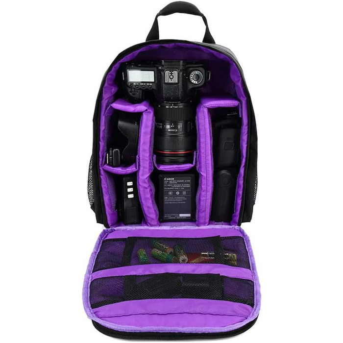 Багатофункціональна водонепроникна камера-сумка для цифрових та DSLR камер, фіолетовий колір