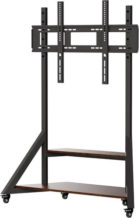 Підставка для телевізора UNHO, регульована по висоті, універсальна, чорна, VESA 800x600, до 100 кг, 65-100 дюймів