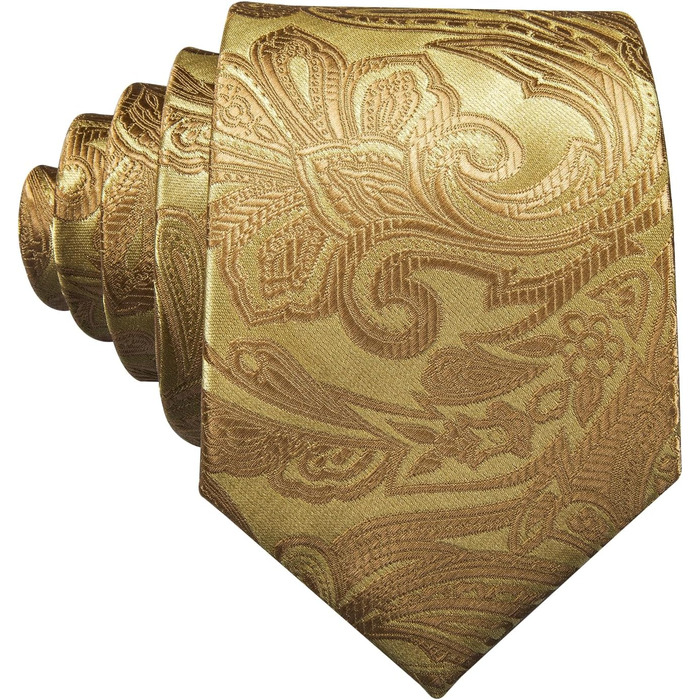 Набір краваток Barry.Wang: шовкові краватка, нагрудна хустинка та запонки. Ідеально для вечірок, весілля та ділових зустрічей