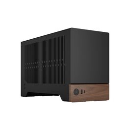 Корпус для ігор Fractal Design Terra Graphite Walnut Wood - mITX, USB Type-C, PCIe 4.0, Алюміній