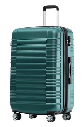 Набір валіз Beibye Zwillingsrollen: M, L, XL (темно-зелений, L)