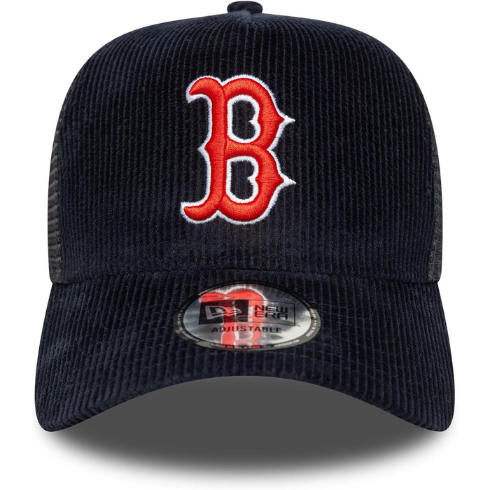 Кепка New Era MLB Trucker з регулюванням, бейсболка Snapback з сіткою, логотип команди (Boston Red Sox #38331)
