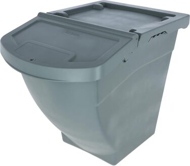 Kerbl Futterbox – Контейнер для корму, 60 літрів, з кришкою, пластик, 57,8×39×49 см