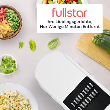 Набір для нарізки овочів Fullstar 6-в-1: слайсер, жульєн, тертка для овочів, фруктів, сиру