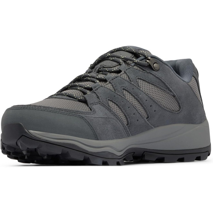 Чоловічі трекінгові черевики Columbia Redmond Iv Low Waterproof Mid Rise, 45 EU, Graphite Citron Haze