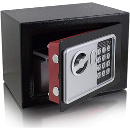 Електронний мінісейф Safe Tresor для стін, меблів, готелів (чорний)