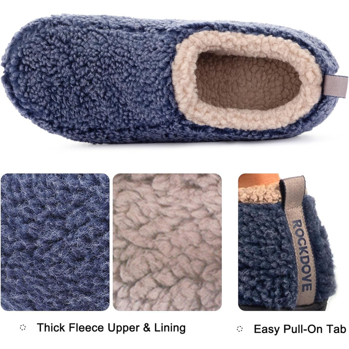 Чоловічі халапи RockDove Nomad з пінопластовою устілкою (42.5/43.5 EU, темно-синій)