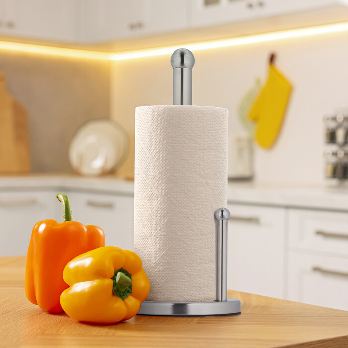 Relaxdays Stainless Steel Kitchen Towel Holder