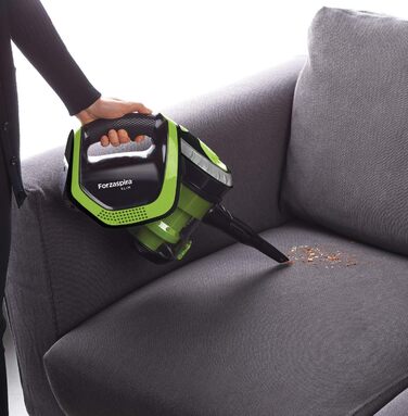 POLTI Forzaspira SR100: 2-в-1 пилосос-віник, акумуляторний, HEPA-фільтр, блакитний/зелений/чорний