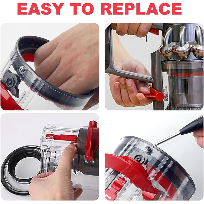 Dyson V12/V10 Slim Dust Bin Replacement - Genuine Part #965272-01