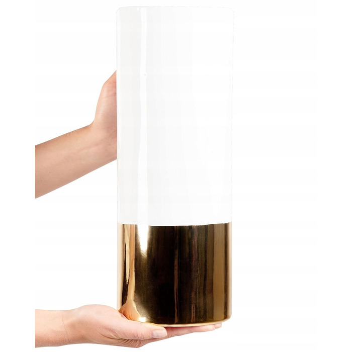 Керамічна ваза Beliani, 13 x 36 см