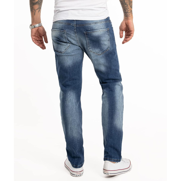 Чоловічі джинси Rock Creek Straight-Cut RC-2091 (31W/32L, сині) - Класичні джинси прямого крою