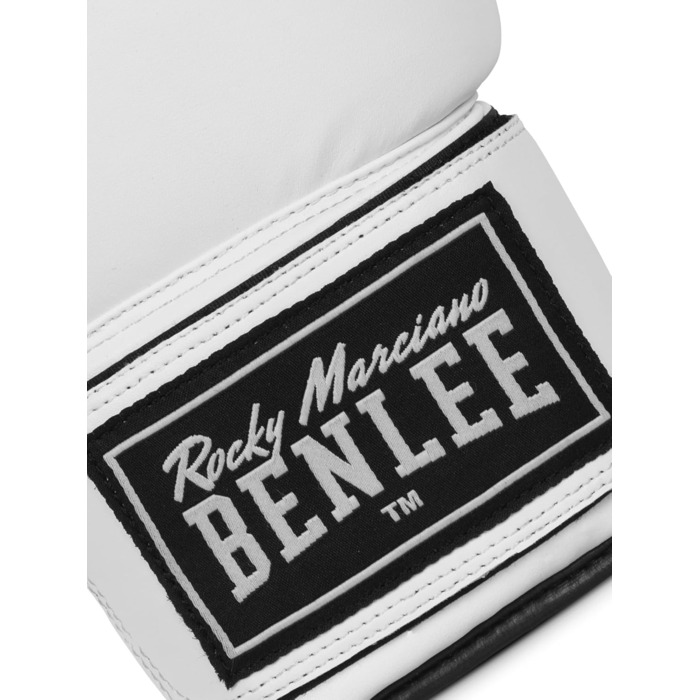 Боксерські рукавички BENLEE з екошкіри Rodney (білий/чорний, 10 oz)