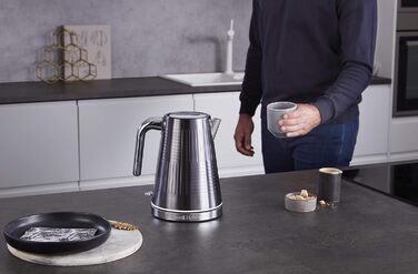 Тостер Russell Hobbs Geo з нержавіючої сталі сірого кольору (2 слоти, підставка для булочок, 6 рівнів підсмажування, функції розморожування та підігріву, швидка технологія підсмажування, 1640W)