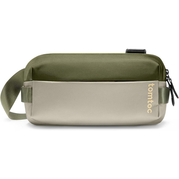 Сумка tomtoc Kompakt Sling Bag: поясна, через плече, для Switch/iPad mini, 3л, оливковий