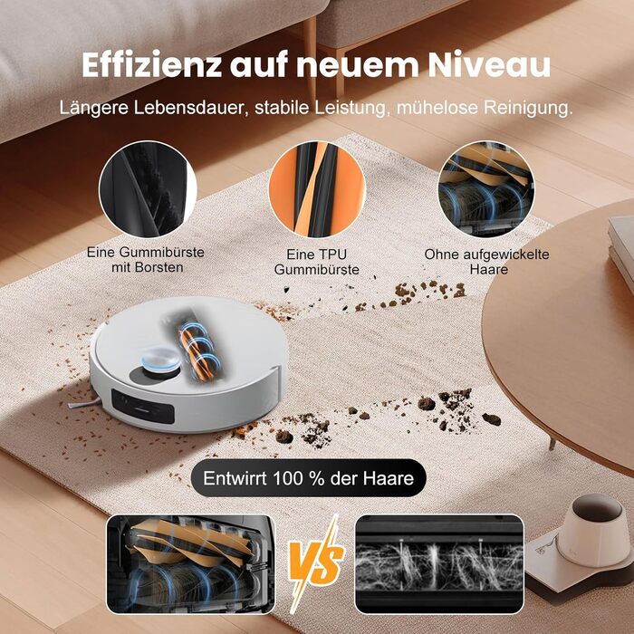 Набір аксесуарів для робота-пилососа Dreame L20 Ultra: 2 основні щітки, 6 мішків для пилу, 4 мікрофібри, 4 HEPA-фільтри, 4 бічні щітки, 1 щітка для очищення