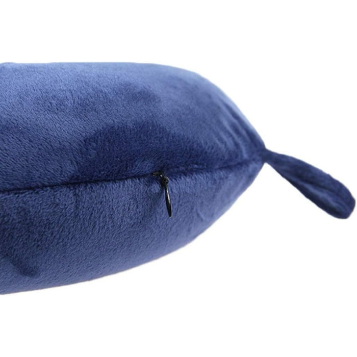 Подушка для шиї у літак/подорожі Memory Foam, підтримуюча, блакитна
