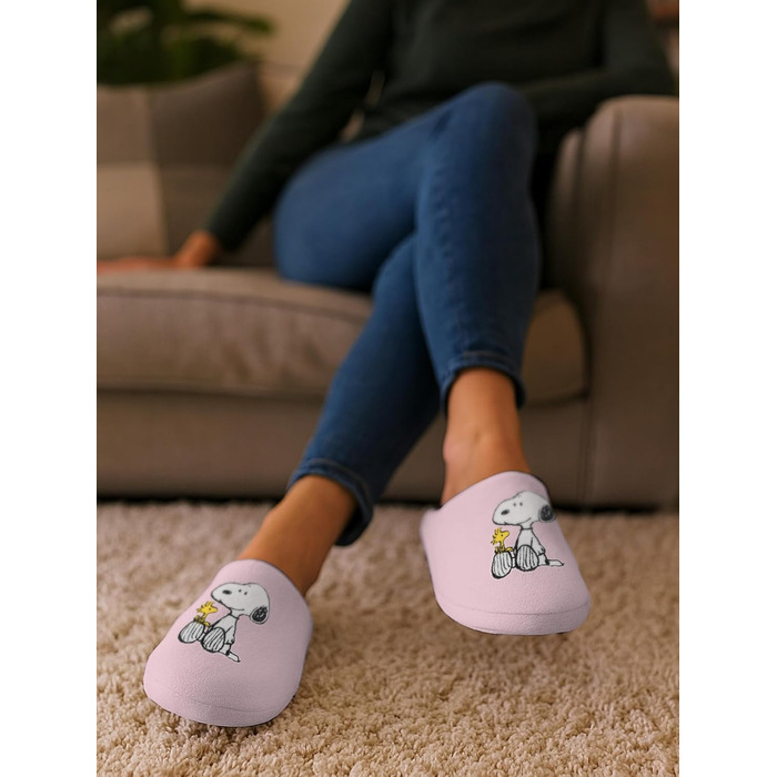 Домашні тапочки United Labels Peanuts Snoopy для жінок - Woodstock, рожеві, 41/42 EU