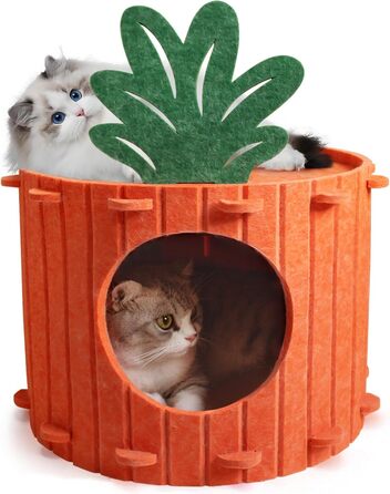 Двоповерхова котяча кімната-будинок з когтеточкою, платформа та іграшкою, 60x40x40 см