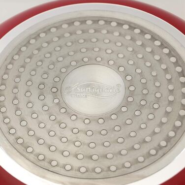 San Ignacio PK125 Set: Pressed Aluminum Frypans - Ø 16, 20, and 24 cm. 3-Piece Frypan Set, Aluminum, Black 16/20/24