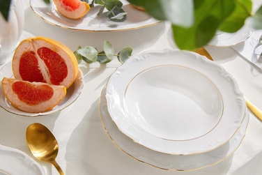 Обідній сервіс на 6 осіб, порцеляна Maria Teresa Konsimo, 12/44 елементи