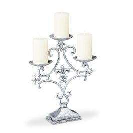 Relaxdays 3-Arm Candle Holder