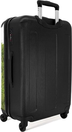 Дитячий валіза-роликовий колір зелений та білий з ім'ям, 55x40x20см, ручна поклажа, валіза для хлопчика з принтом 'РеннАвто', легкий, персоналізований