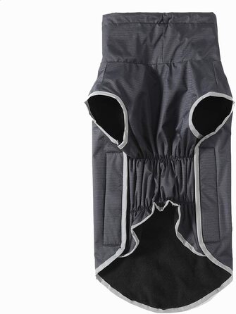 Homieco Fall Winter Dog Coat Jacket, Pet Raincoat, Warm Pet Jacket Dog Jacket Dog Sweater for Dogs M Black