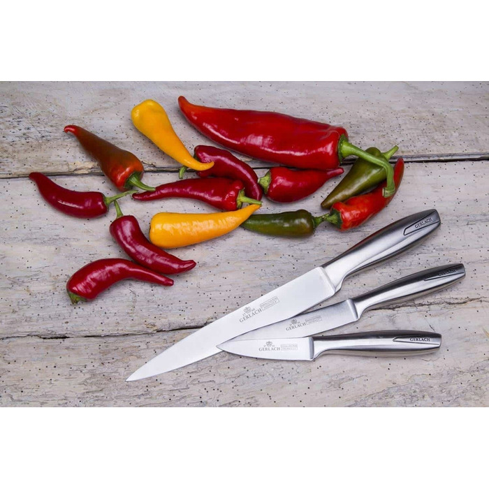 Набір ножів у підставці Gerlach Modern, 5 предметів, чорний блок