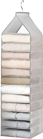 Чохли для одягу, 2 шт. (110x60x25 см), дихаючі сумки для одягу на блискавці, сірий колір