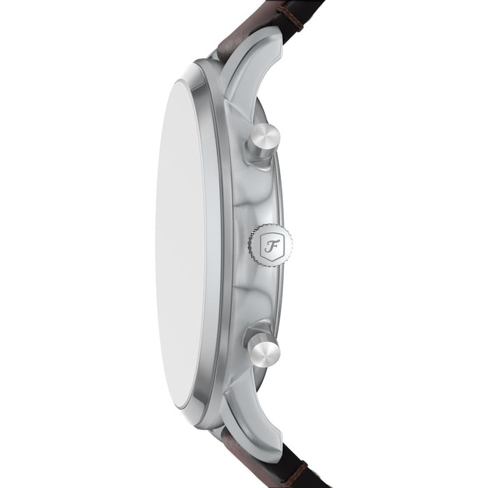 Годинник чоловічий Fossil Neutra Chronograph, кварцовий, шкіряний ремінець (коричневий/срібний)