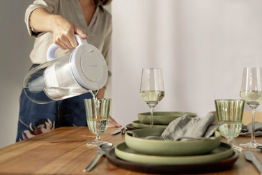 Скляний фільтр-відстоювач BRITA Glass + 1 фільтр Pure Performance та 2 фільтри Hard Water
