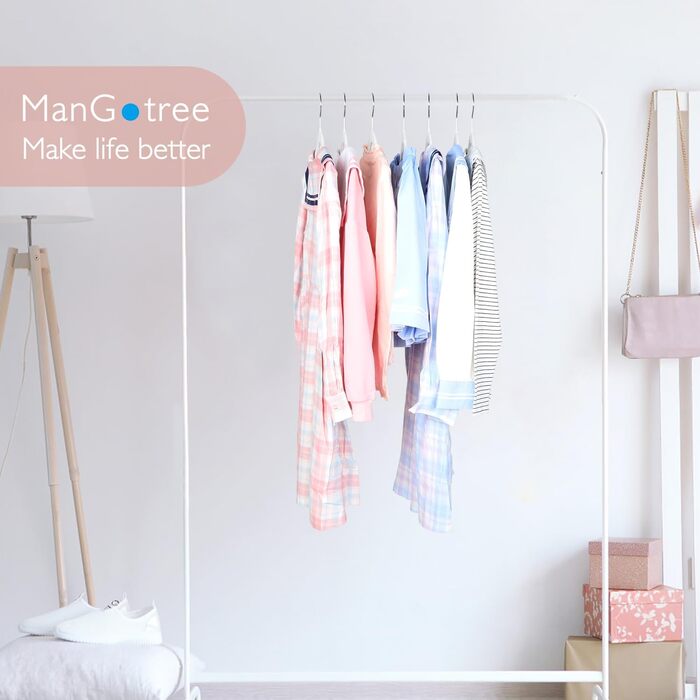 Дитячі оксамитові вішалки ManGotree 35 см, білі (32 шт.) - ультратонкі, поворотні, антиковзні для одягу підлітків